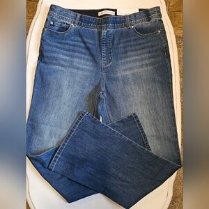 Size 16 Cato Women's High Rise Bootcut  Hourglass ContourJeans in Deep Blue